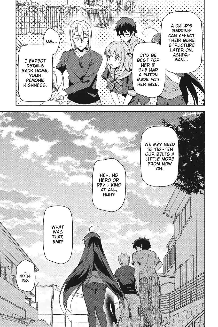 Hataraku Maou-sama! Chapter 49.7 page 35 - Vol.10 Chapter X: The Devil and the Hero Buy a Children's Futon (Part 2)