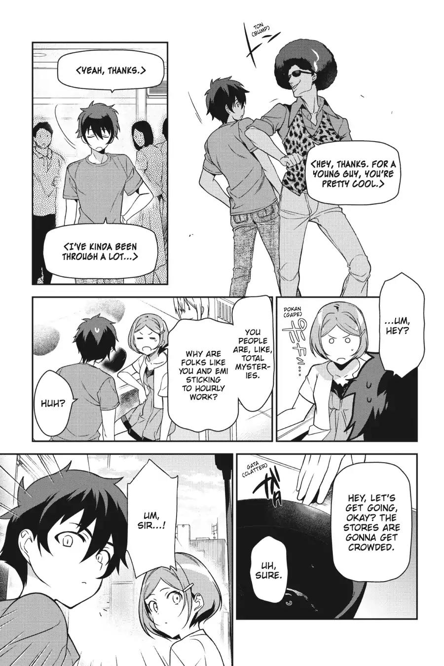 Hataraku Maou-sama! Chapter 49 page 21 - Chapter 49: The Devil Drops a Favor to the Noodle-Shop Clerk
