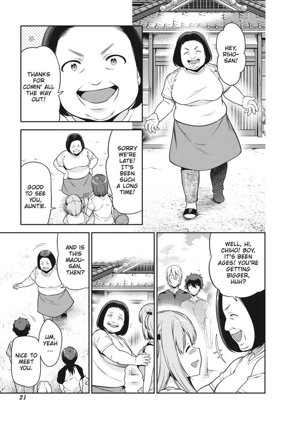 Hataraku Maou-sama! Chapter 55 page 22 - Chapter 55: The Devil Ships Off to Komagane