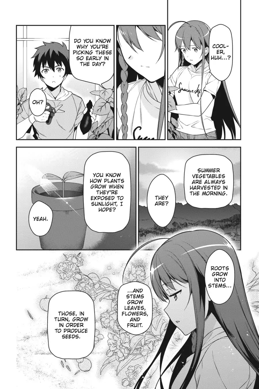 Hataraku Maou-sama! Chapter 57 page 22 - Chapter 57: The Hero Explains How Vegetables Grow