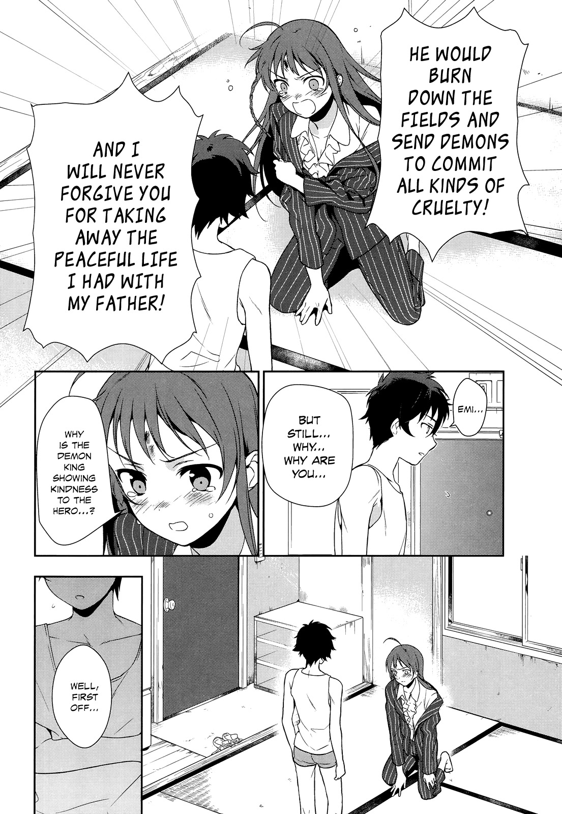 Hataraku Maou-sama! Chapter 6 page 15 - Chapter 6: Maou and the Epic Misunderstanding