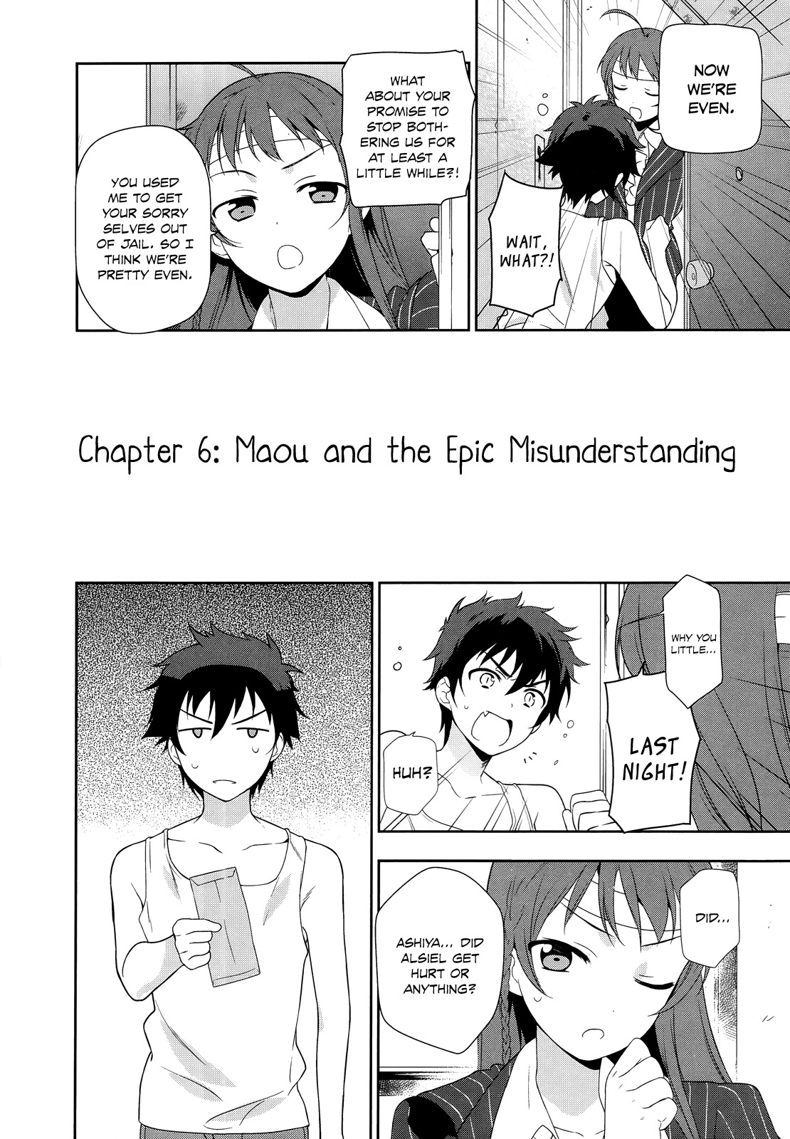 Hataraku Maou-sama! Chapter 6 page 6 - Chapter 6: Maou and the Epic Misunderstanding