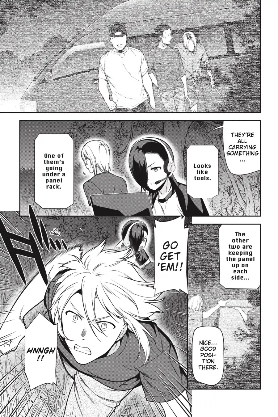 Hataraku Maou-sama! Chapter 61 page 5 - Chapter 61: The Hero Enters a Car Through the Roof