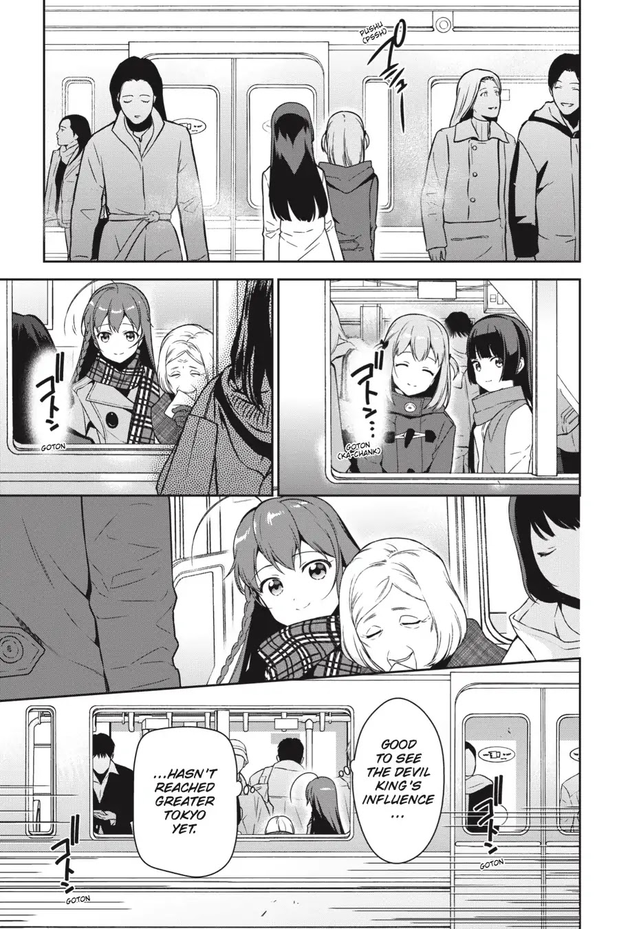 Hataraku Maou-sama! Chapter 64.5 page 5 - Vol.13 Chapter X: The Devil, Hero, and High Schooler Ring in the New Year