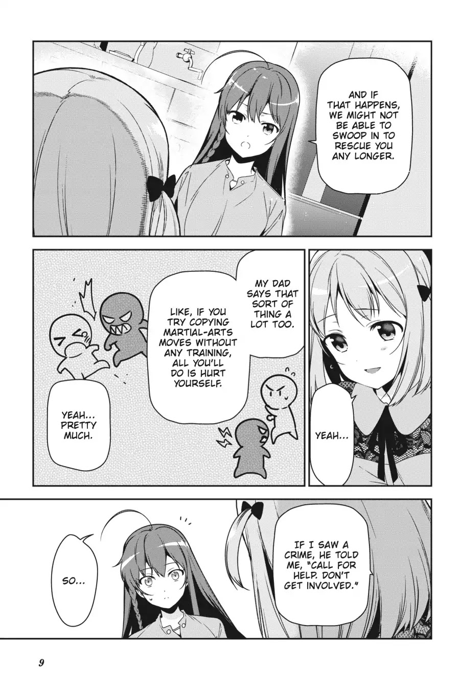 Hataraku Maou-sama! Chapter 65 page 10 - Chapter 65: The Devil and Hero Have an Awkward Moment in the Bath