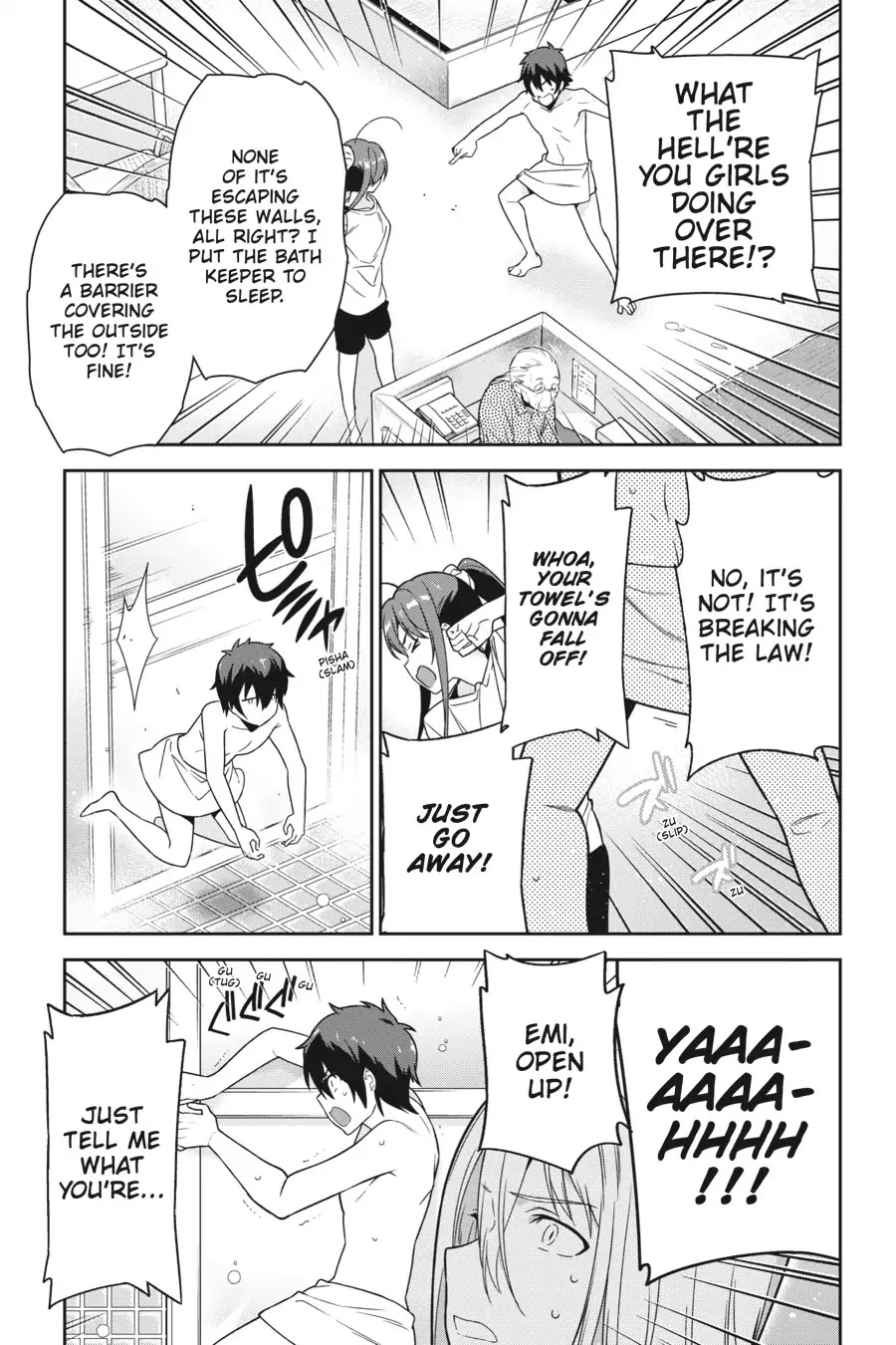 Hataraku Maou-sama! Chapter 65 page 30 - Chapter 65: The Devil and Hero Have an Awkward Moment in the Bath