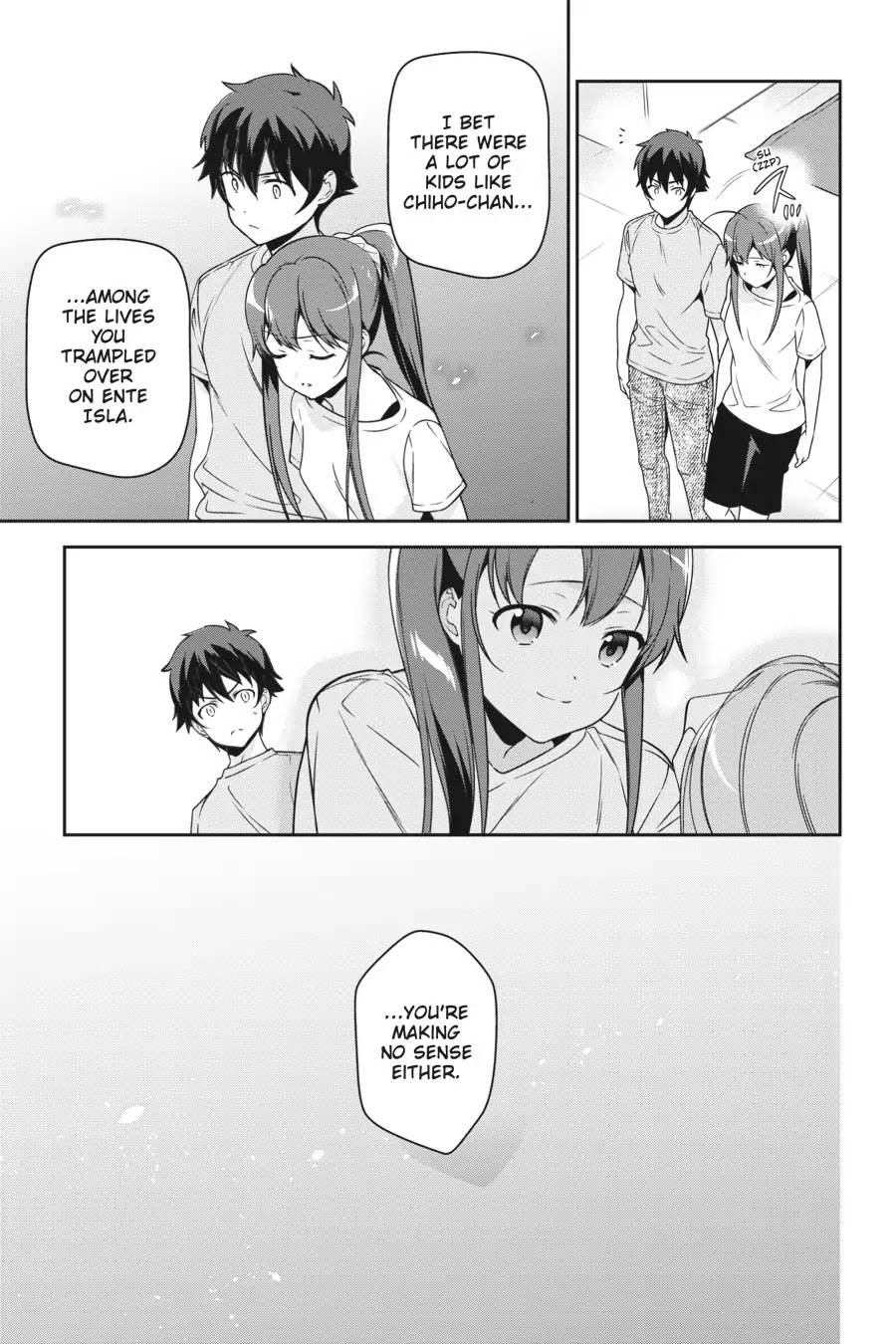 Hataraku Maou-sama! Chapter 65 page 36 - Chapter 65: The Devil and Hero Have an Awkward Moment in the Bath