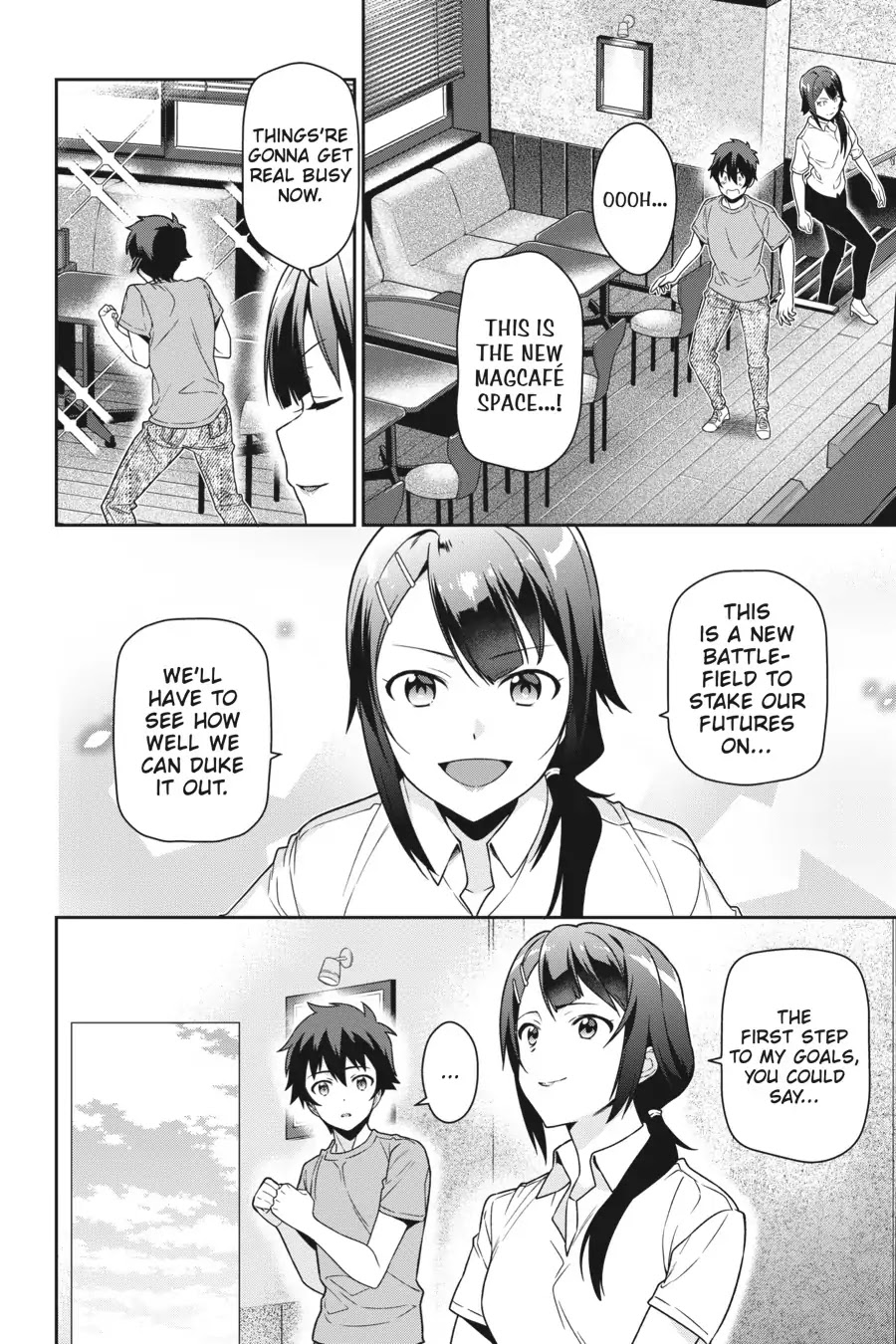 Hataraku Maou-sama! Chapter 65 page 7 - Chapter 65: The Devil and Hero Have an Awkward Moment in the Bath