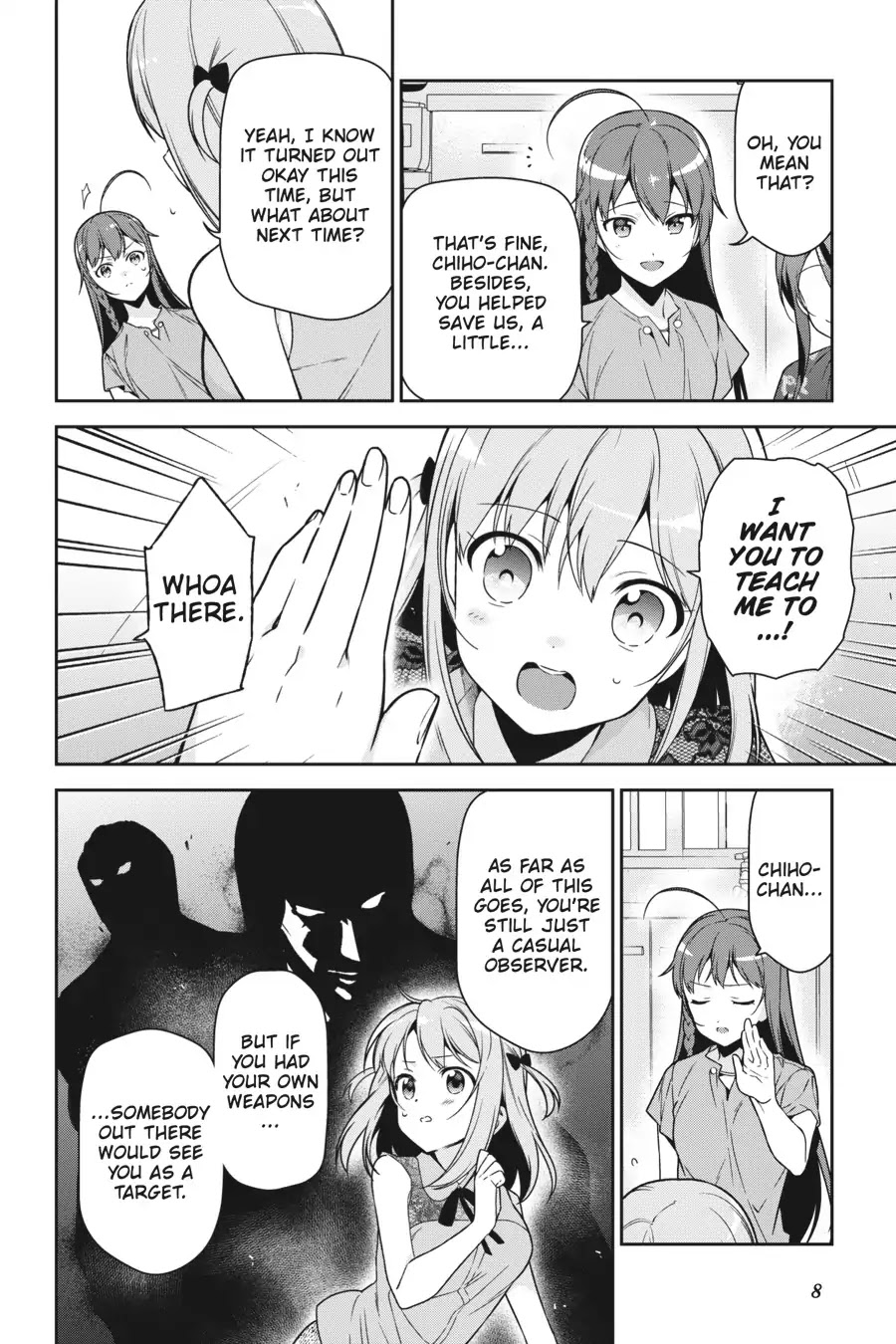 Hataraku Maou-sama! Chapter 65 page 9 - Chapter 65: The Devil and Hero Have an Awkward Moment in the Bath