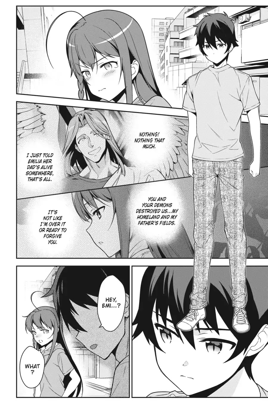 Hataraku Maou-sama! Chapter 66 page 4 - Chapter 66: The Devil and Hero Have a Spat