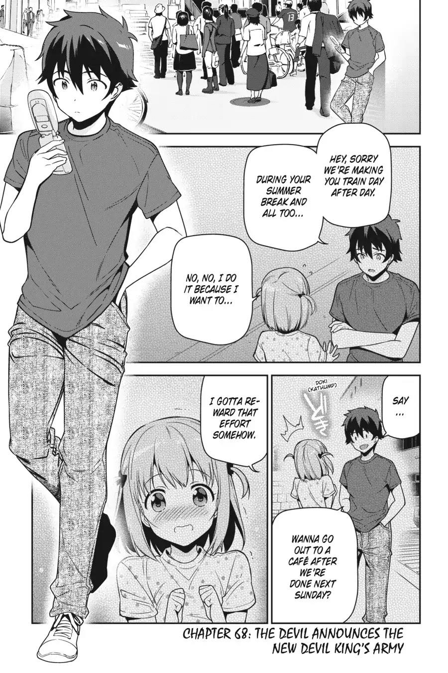 Hataraku Maou-sama! Chapter 68 page 1 - Chapter 68: The Devil Announces the New Devil King's Army