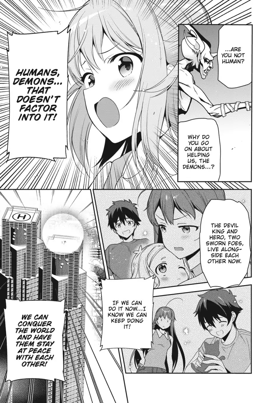 Hataraku Maou-sama! Chapter 68 page 19 - Chapter 68: The Devil Announces the New Devil King's Army
