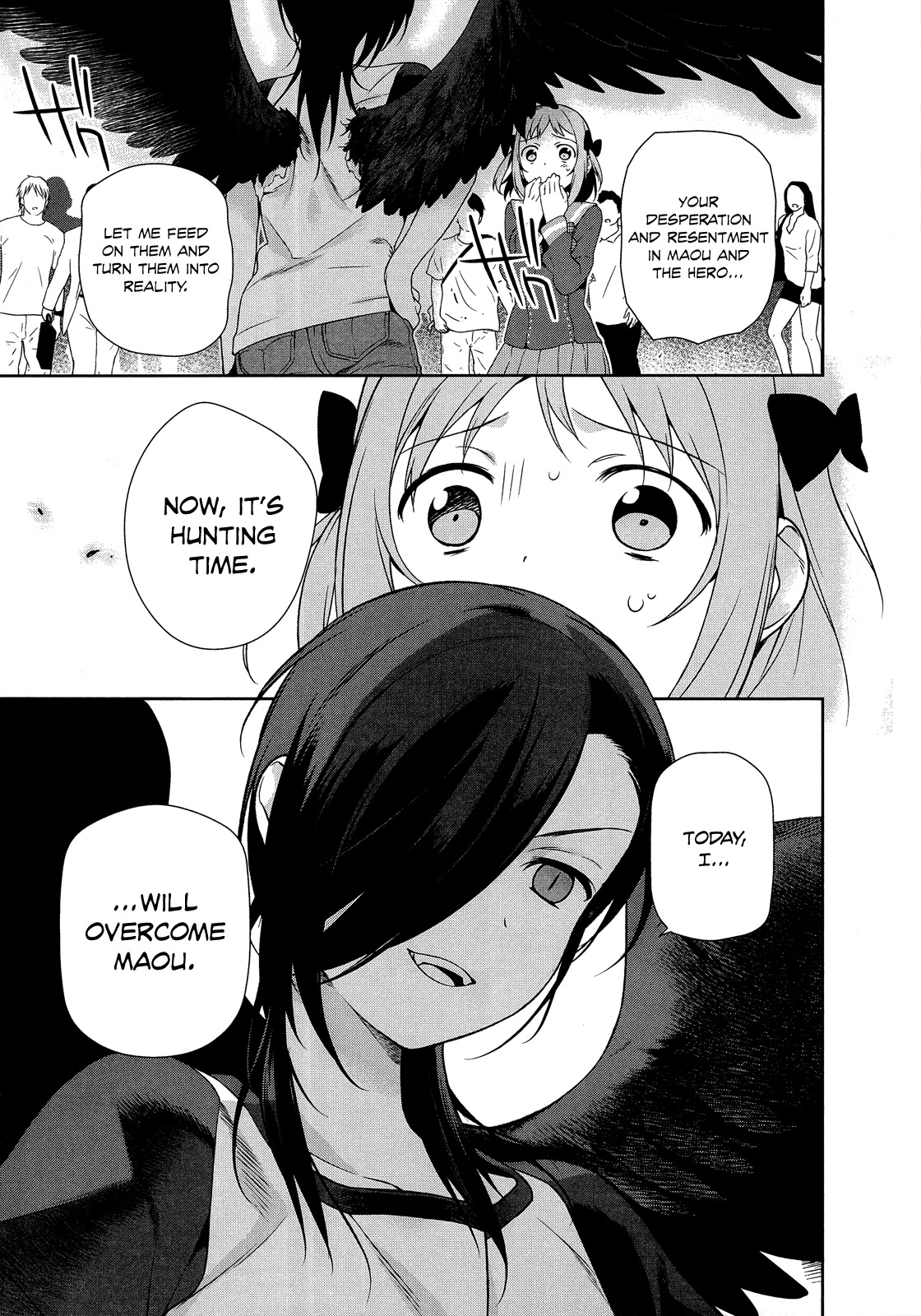 Hataraku Maou-sama! Chapter 7 page 11 - Chapter 7: Maou Makes a Girl Cry Without Even Knowing It