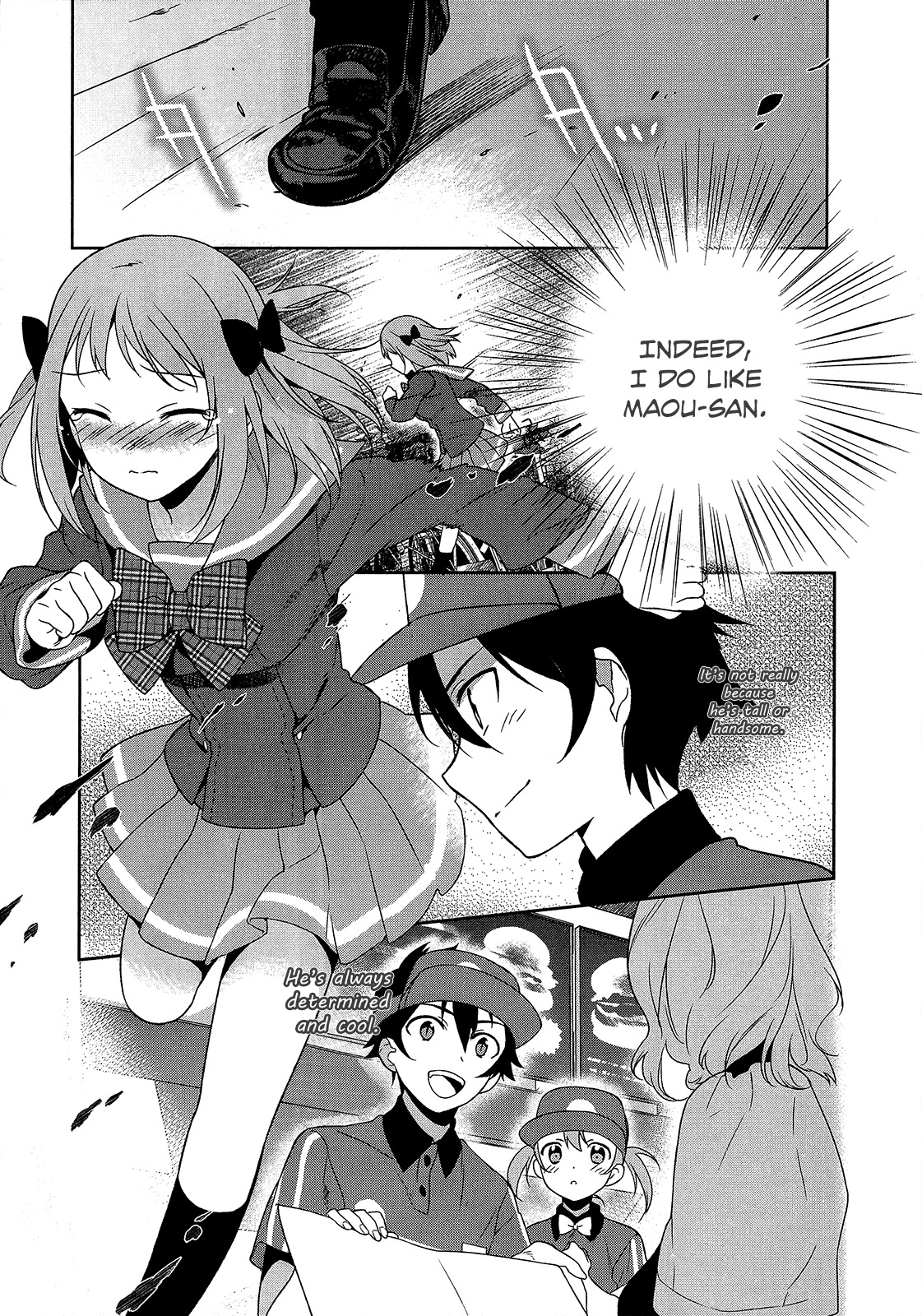 Hataraku Maou-sama! Chapter 7 page 5 - Chapter 7: Maou Makes a Girl Cry Without Even Knowing It
