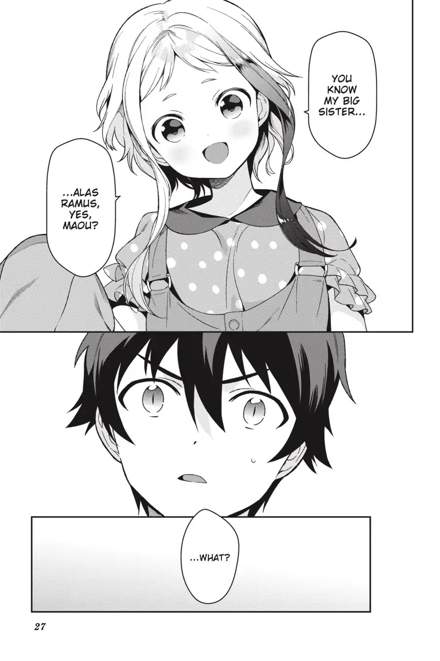 Hataraku Maou-sama! Chapter 70 page 27 - Chapter 70: The Devil Has an Encounter