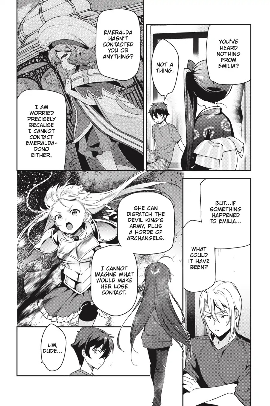Hataraku Maou-sama! Chapter 70 page 4 - Chapter 70: The Devil Has an Encounter