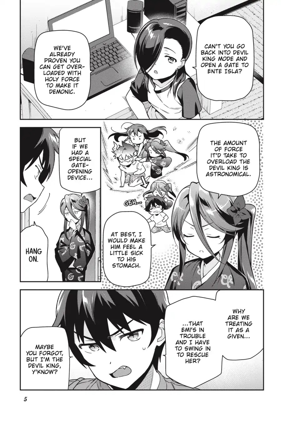 Hataraku Maou-sama! Chapter 70 page 5 - Chapter 70: The Devil Has an Encounter