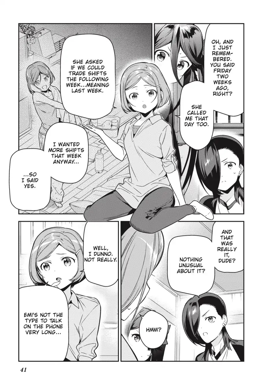 Hataraku Maou-sama! Chapter 71 page 14 - Chapter 71: The Cleric Uncovers a Tiny Clue