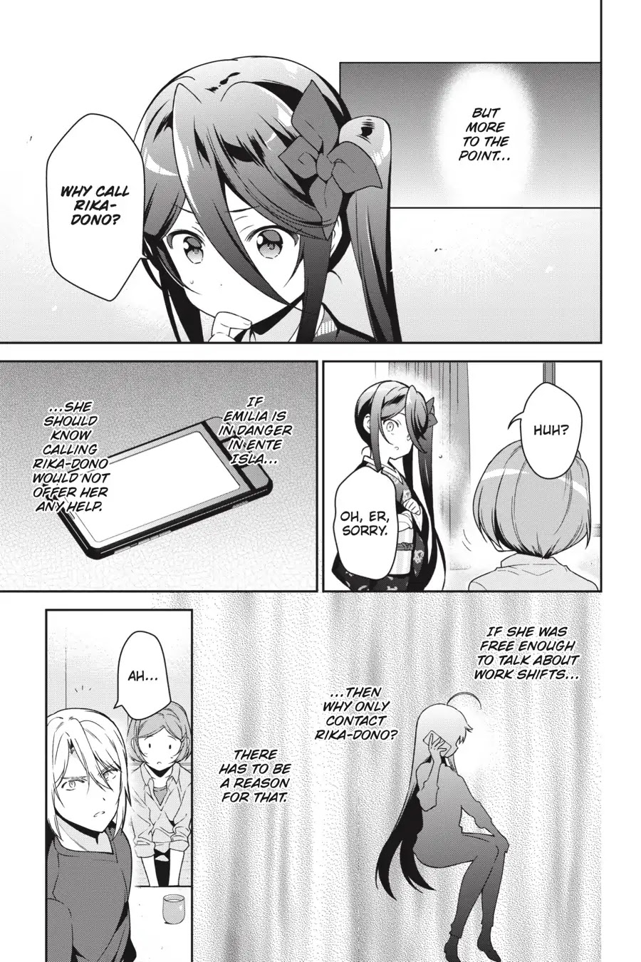 Hataraku Maou-sama! Chapter 71 page 18 - Chapter 71: The Cleric Uncovers a Tiny Clue