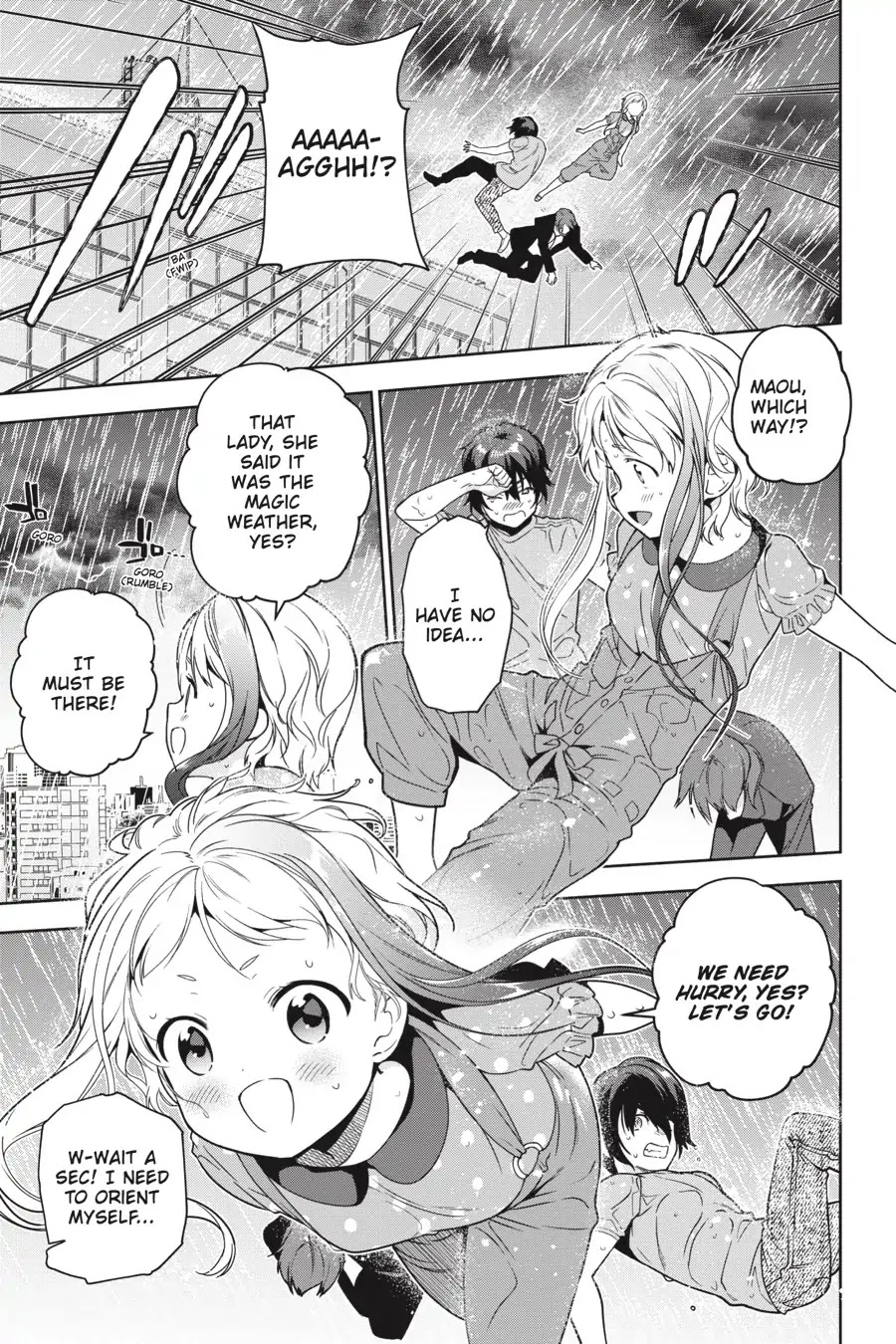 Hataraku Maou-sama! Chapter 73 page 10 - Chapter 73: The Very Wet Devil Flies Off