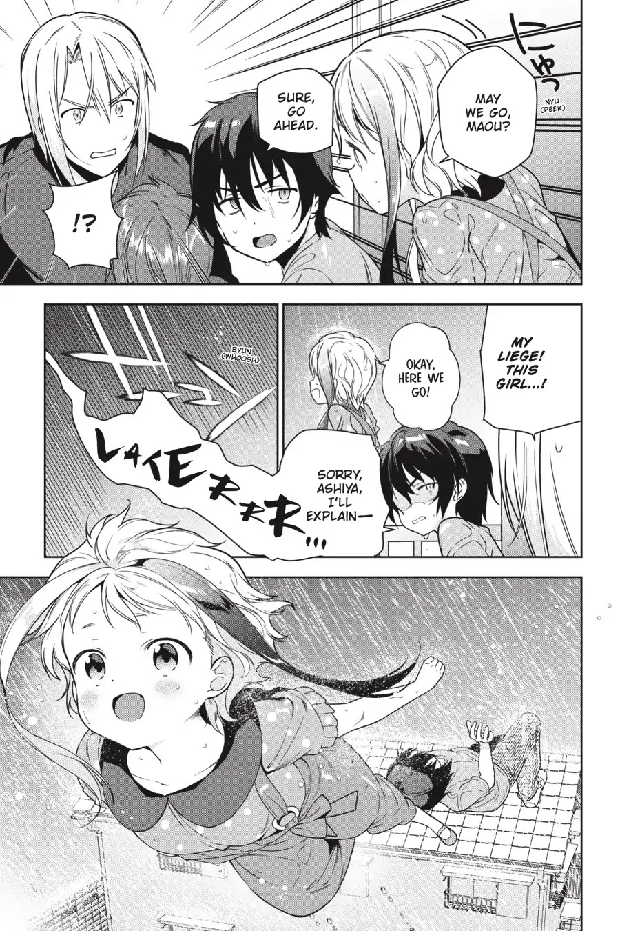 Hataraku Maou-sama! Chapter 73 page 20 - Chapter 73: The Very Wet Devil Flies Off