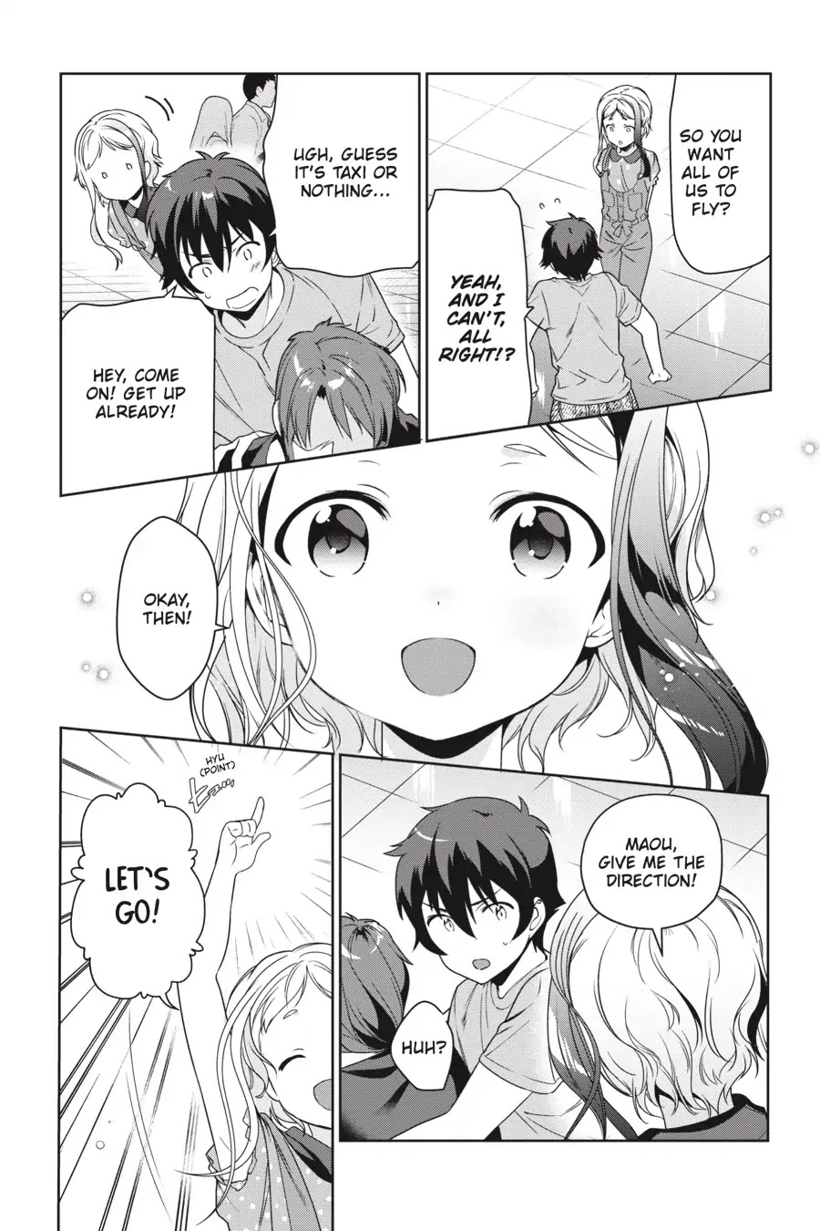 Hataraku Maou-sama! Chapter 73 page 8 - Chapter 73: The Very Wet Devil Flies Off