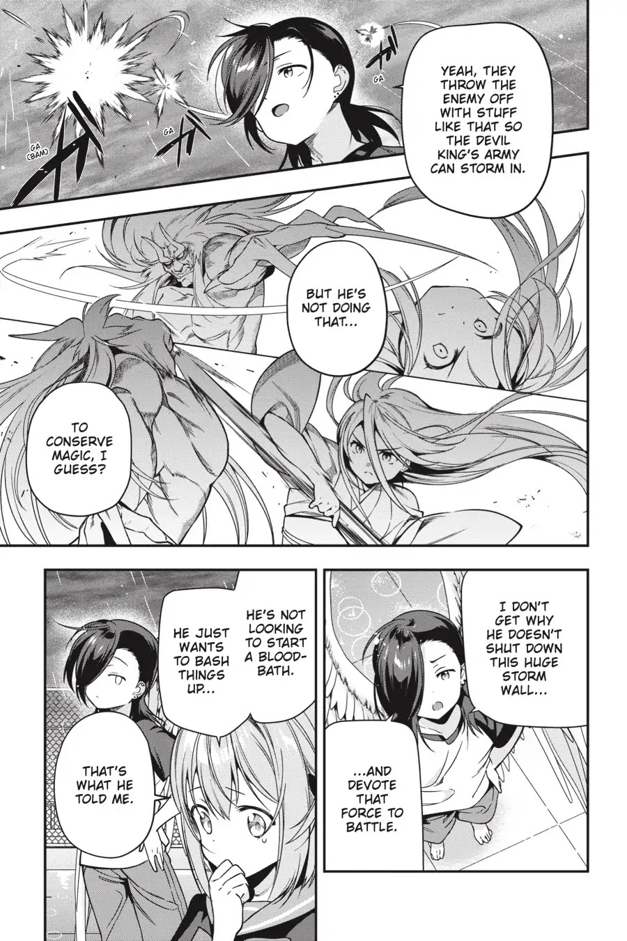 Hataraku Maou-sama! Chapter 76 page 18 - Chapter 76: The Devil Gets Real Close to a Girl