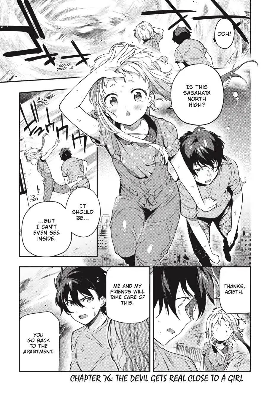 Hataraku Maou-sama! Chapter 76 page 2 - Chapter 76: The Devil Gets Real Close to a Girl