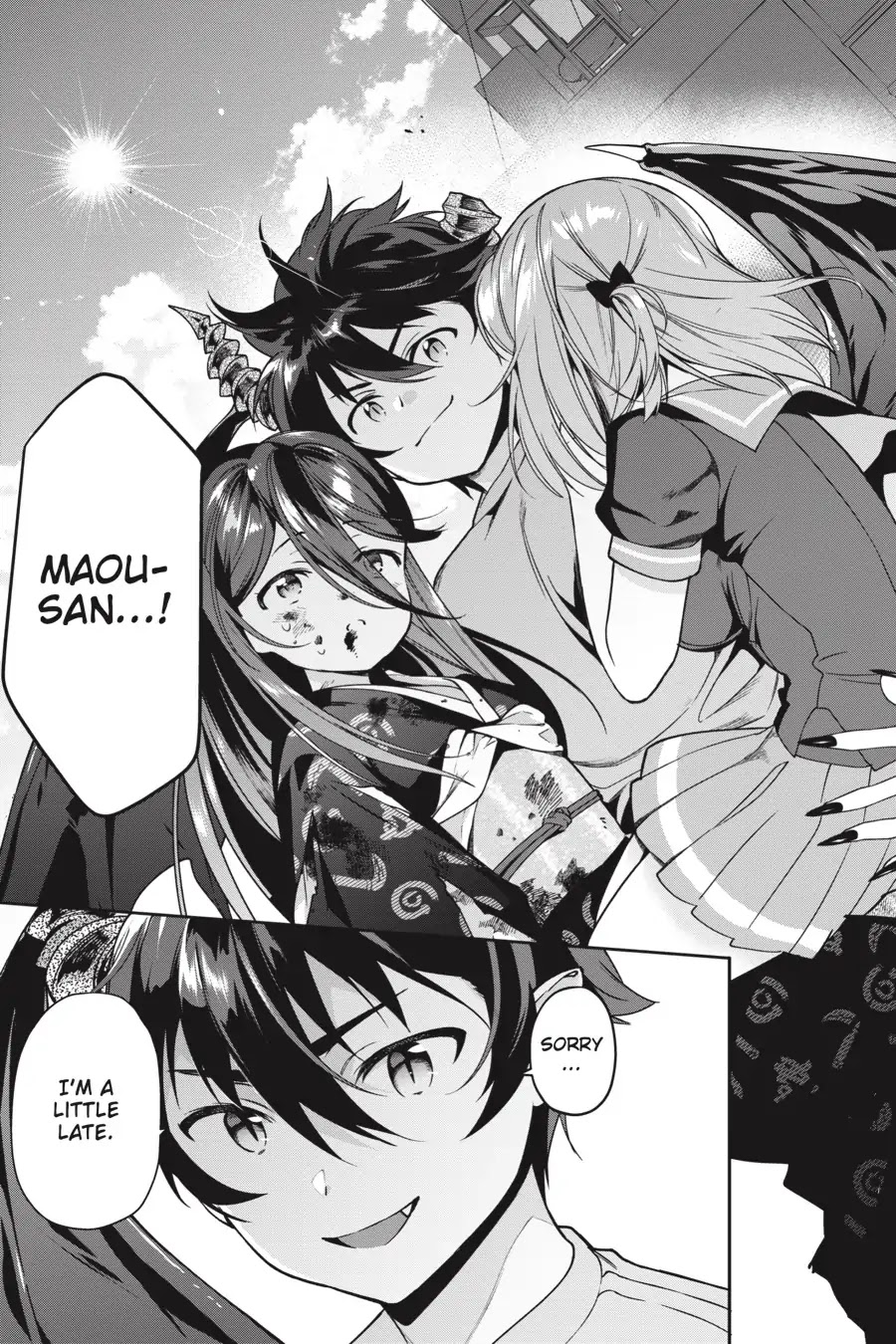 Hataraku Maou-sama! Chapter 77 page 18 - Chapter 77: The Devil Gallantly Steps In