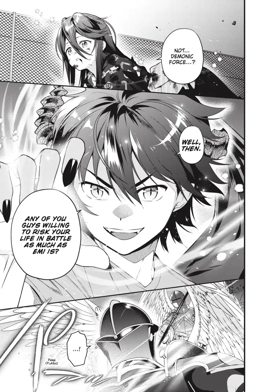 Hataraku Maou-sama! Chapter 77 page 22 - Chapter 77: The Devil Gallantly Steps In