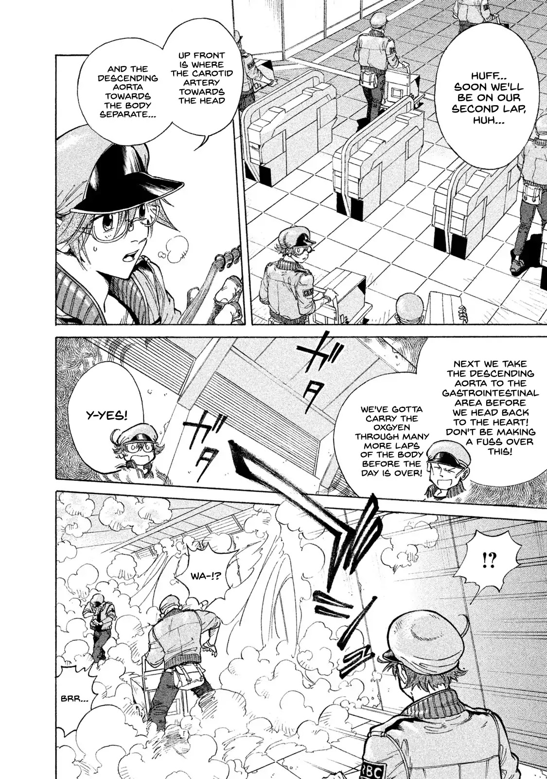 Hataraku Saibou BLACK Chapter 1 page 15 - Chapter 1: Smoking, Germs, the Beginning of an End.