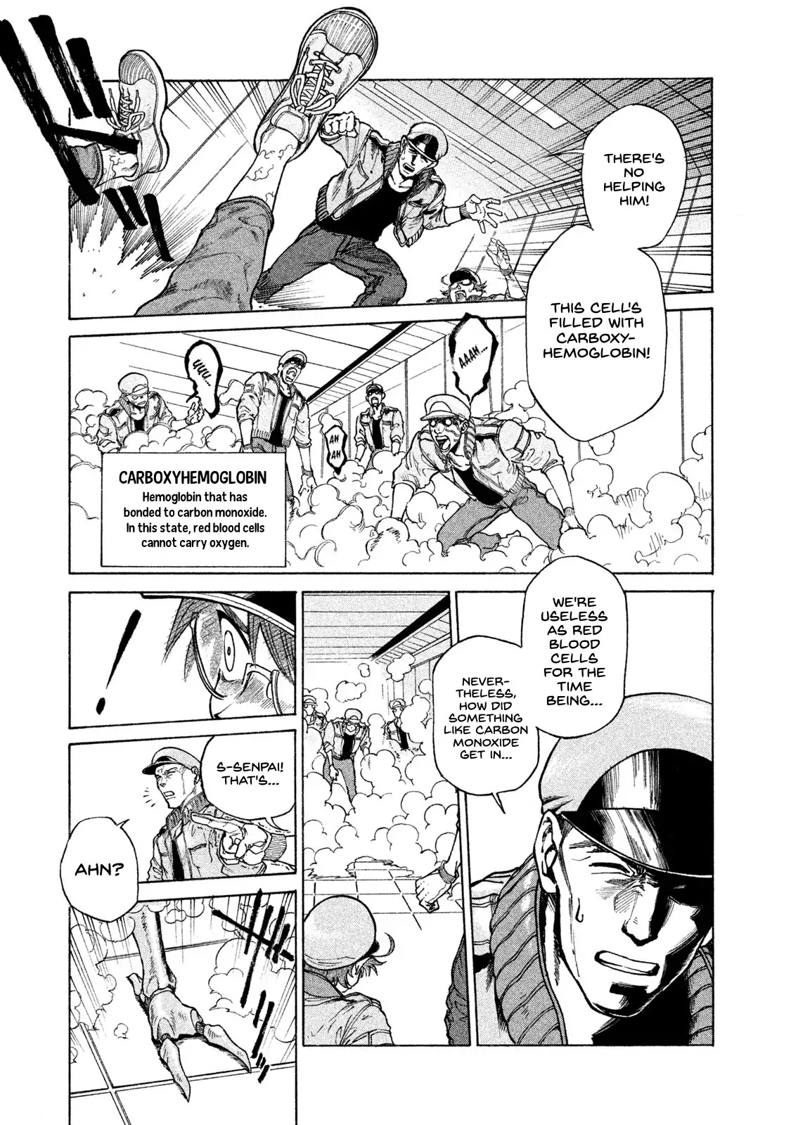 Hataraku Saibou BLACK Chapter 1 page 20 - Chapter 1: Smoking, Germs, the Beginning of an End.
