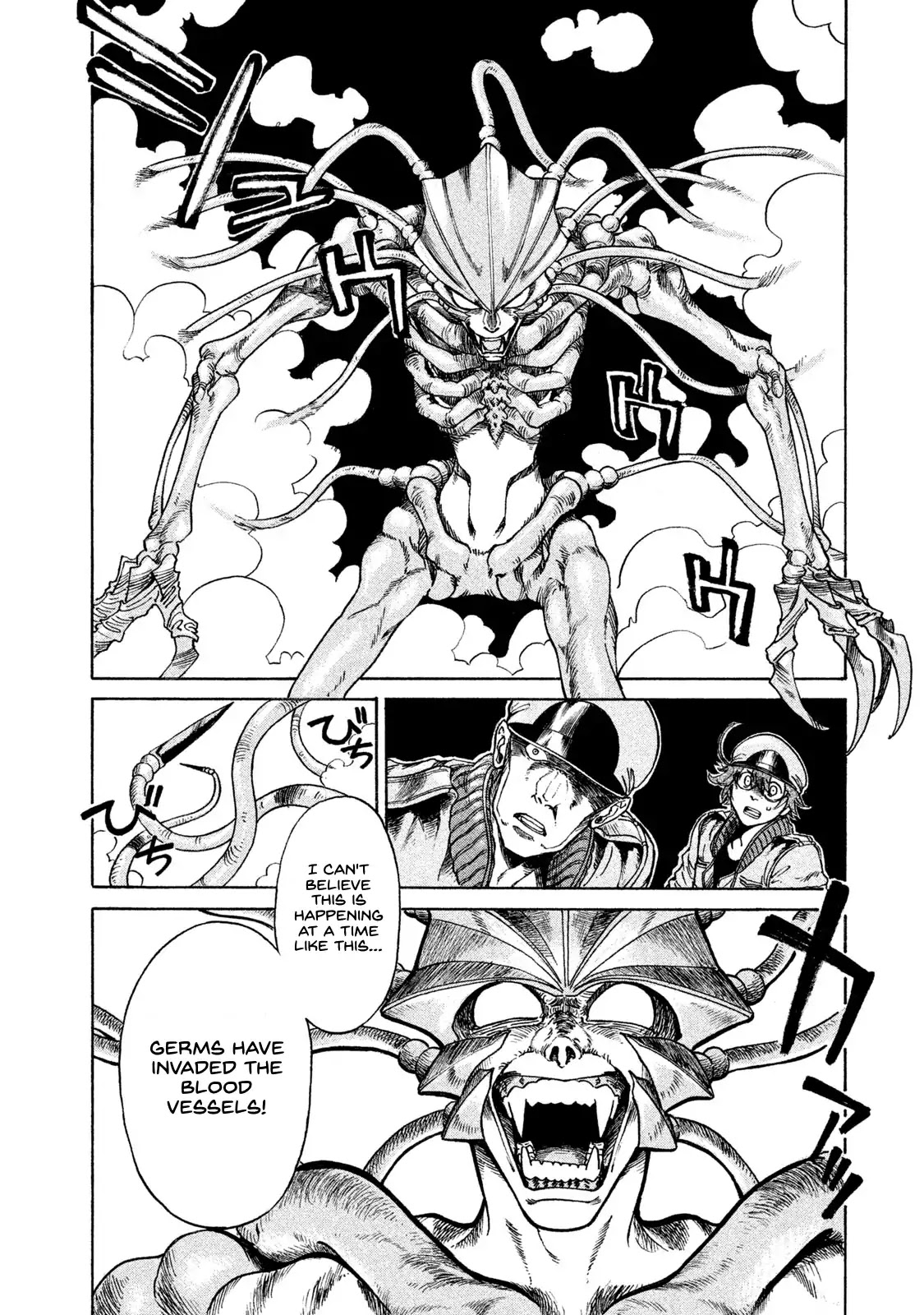 Hataraku Saibou BLACK Chapter 1 page 21 - Chapter 1: Smoking, Germs, the Beginning of an End.