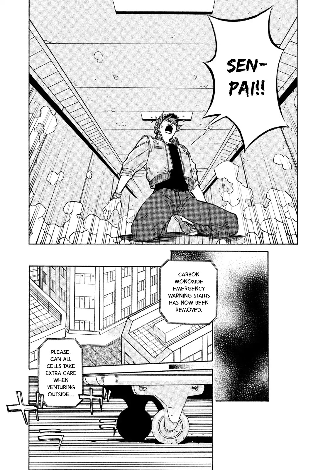 Hataraku Saibou BLACK Chapter 1 page 32 - Chapter 1: Smoking, Germs, the Beginning of an End.