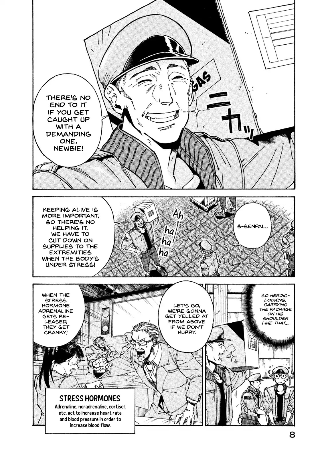 Hataraku Saibou BLACK Chapter 1 page 9 - Chapter 1: Smoking, Germs, the Beginning of an End.