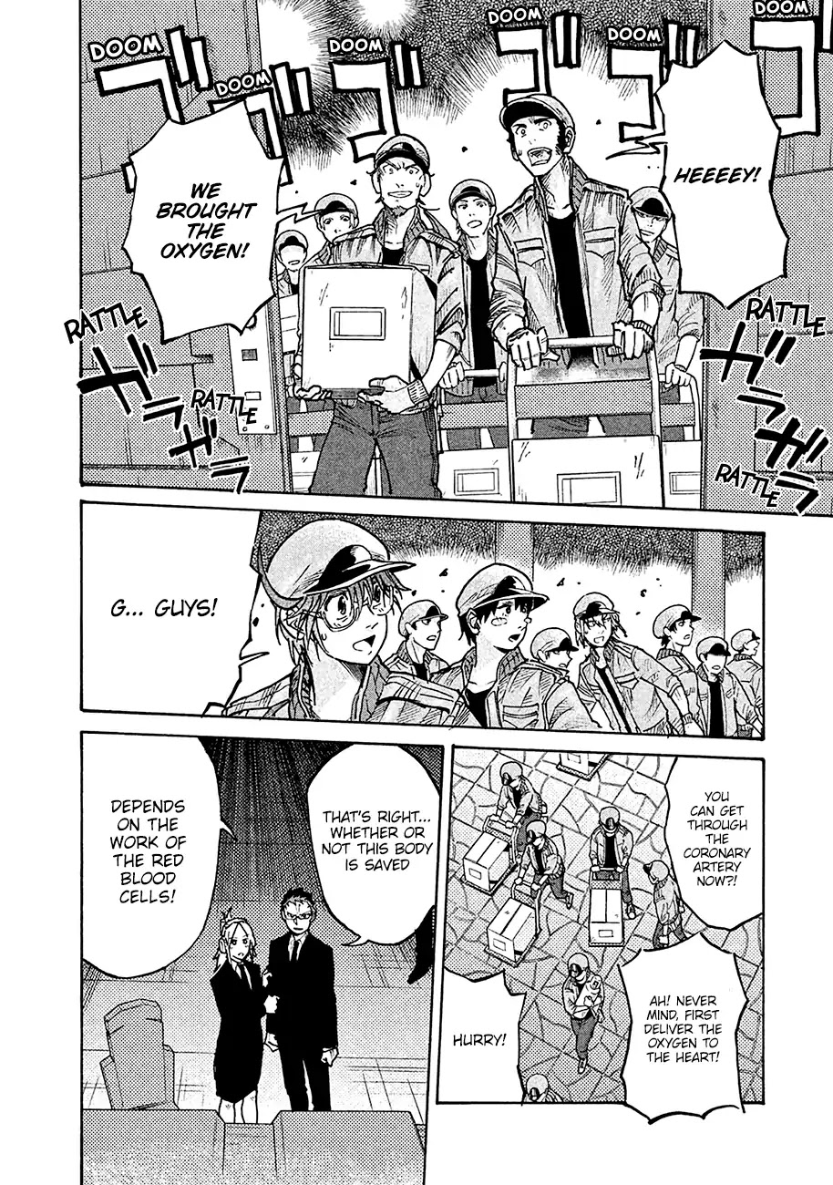 Hataraku Saibou BLACK Chapter 10 page 23 - Chapter 10: Heart Attack, Resuscitation, Change