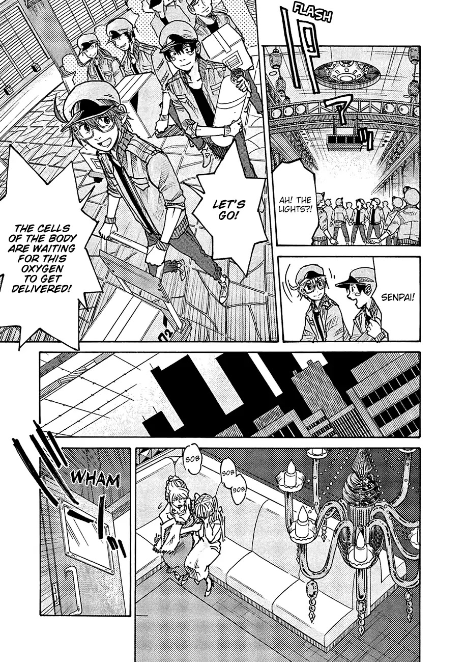 Hataraku Saibou BLACK Chapter 10 page 24 - Chapter 10: Heart Attack, Resuscitation, Change