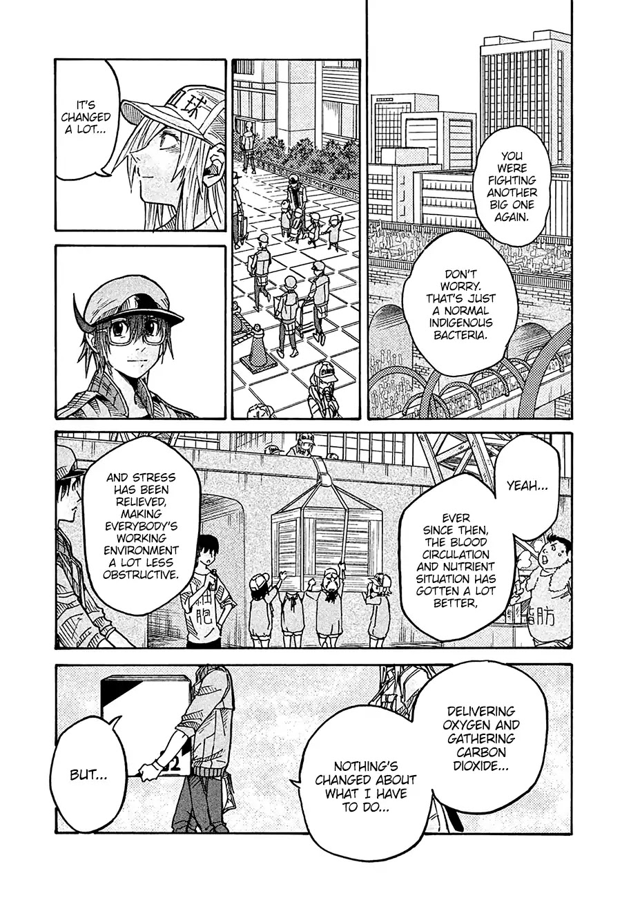 Hataraku Saibou BLACK Chapter 10 page 35 - Chapter 10: Heart Attack, Resuscitation, Change