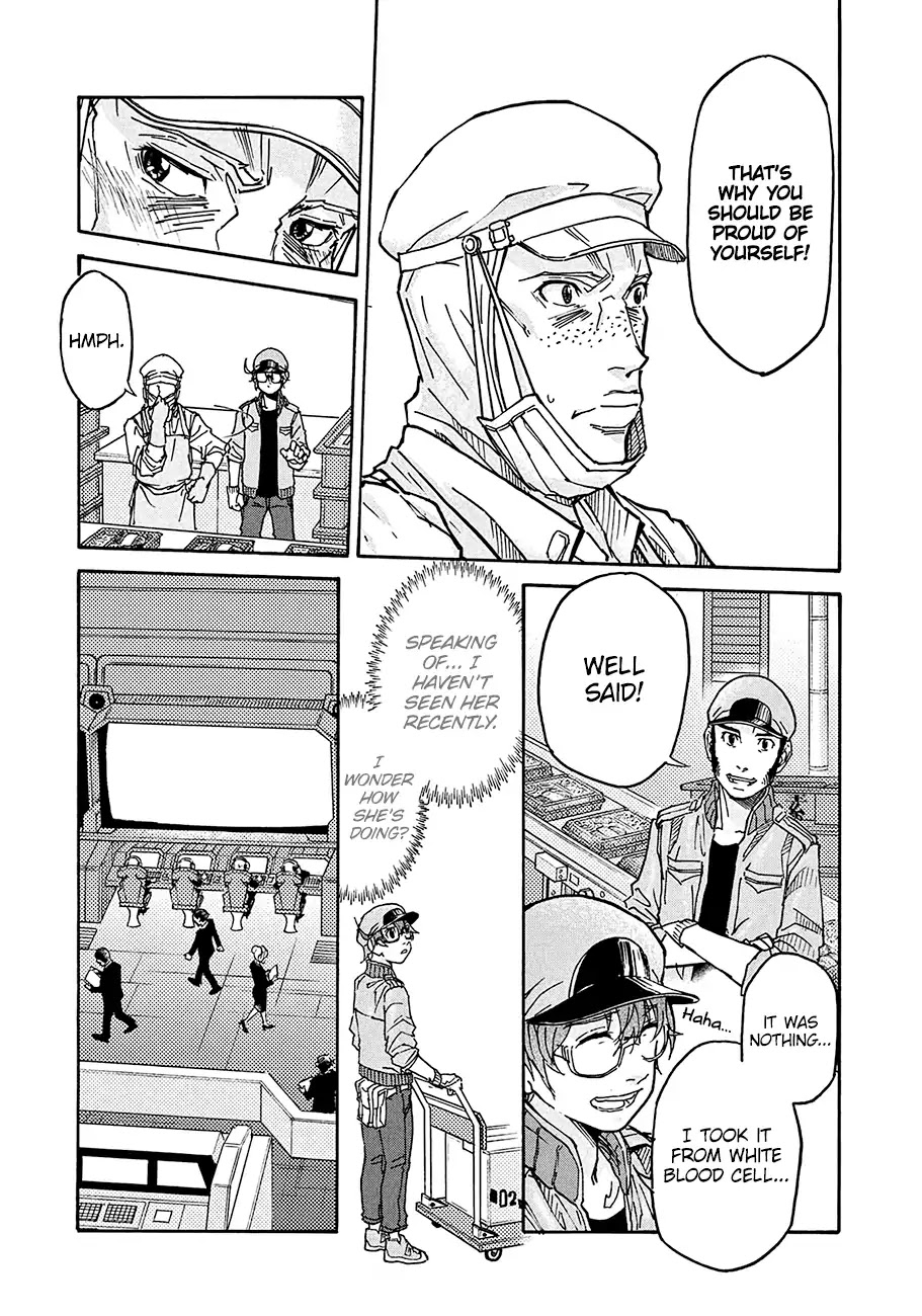 Hataraku Saibou BLACK Chapter 11 page 10 - Chapter 11: Peace, Polyp, Catastrophe