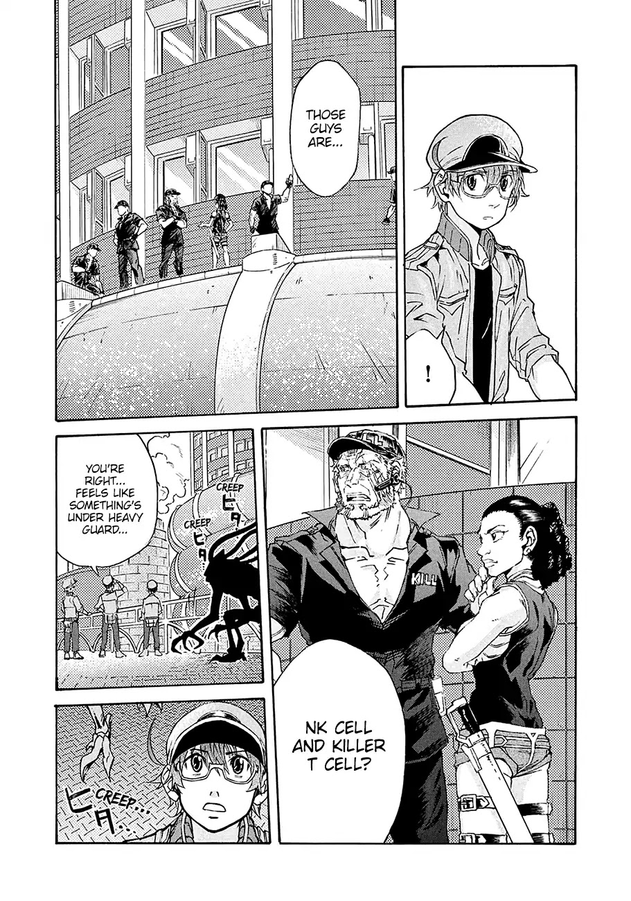 Hataraku Saibou BLACK Chapter 11 page 13 - Chapter 11: Peace, Polyp, Catastrophe