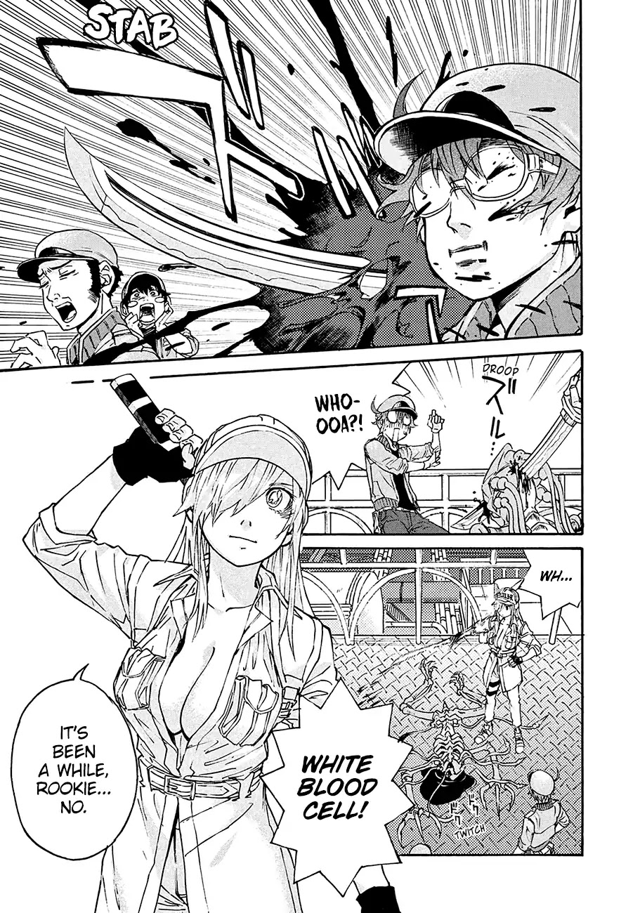 Hataraku Saibou BLACK Chapter 11 page 14 - Chapter 11: Peace, Polyp, Catastrophe