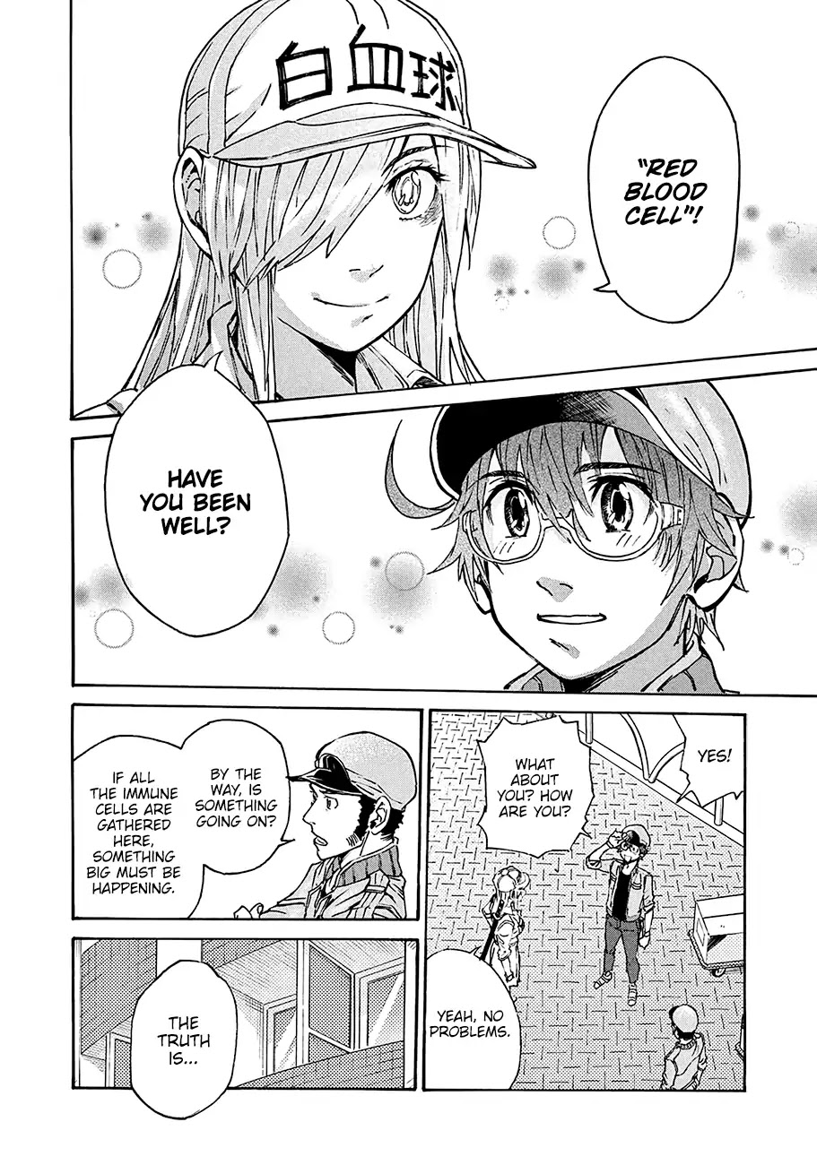 Hataraku Saibou BLACK Chapter 11 page 15 - Chapter 11: Peace, Polyp, Catastrophe