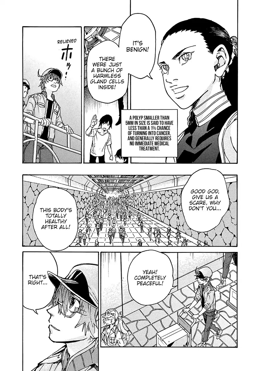 Hataraku Saibou BLACK Chapter 11 page 19 - Chapter 11: Peace, Polyp, Catastrophe