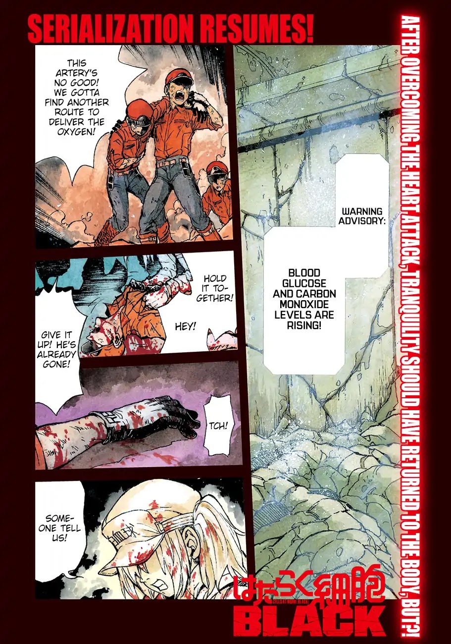 Hataraku Saibou BLACK Chapter 11 page 2 - Chapter 11: Peace, Polyp, Catastrophe