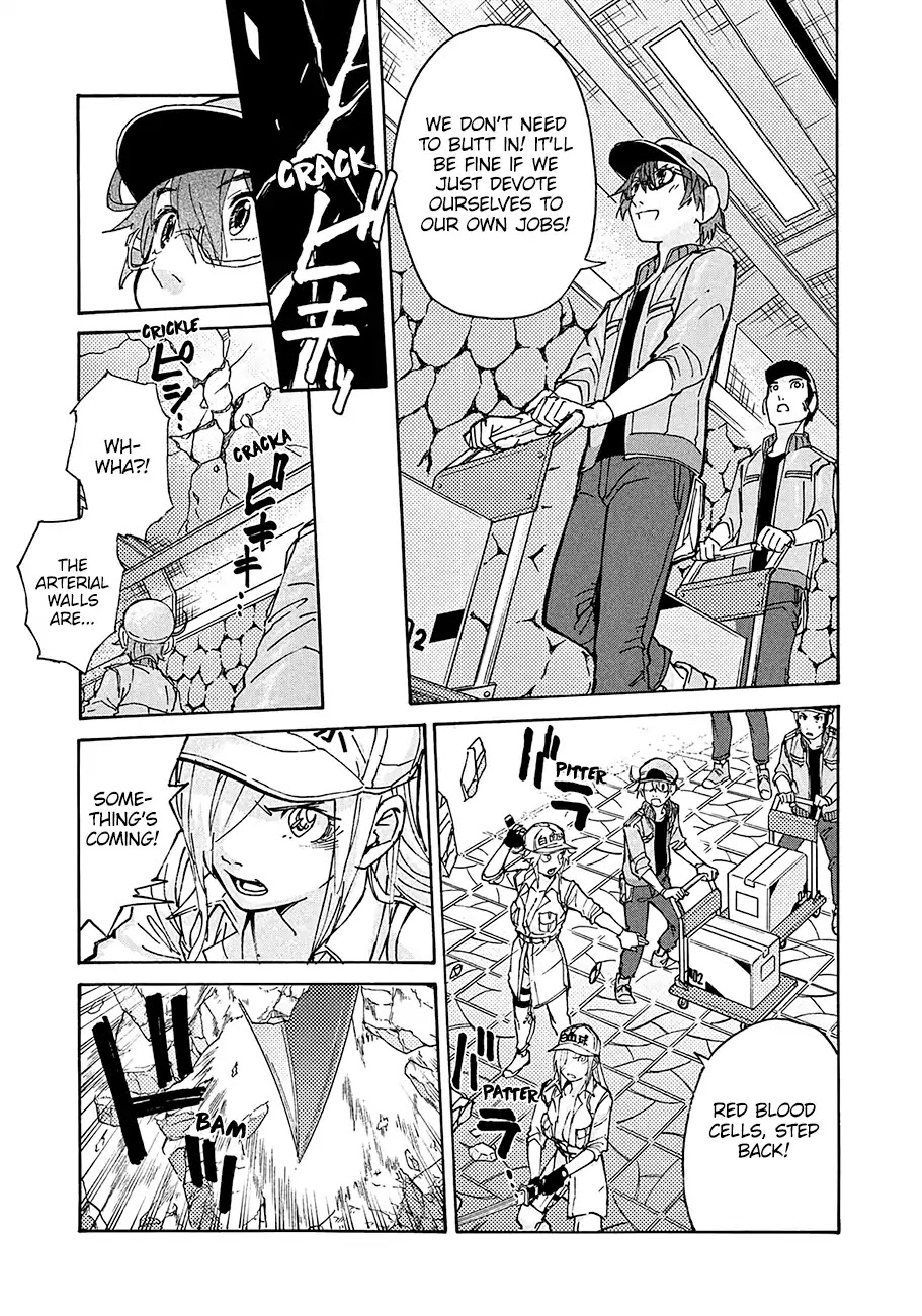 Hataraku Saibou BLACK Chapter 11 page 20 - Chapter 11: Peace, Polyp, Catastrophe