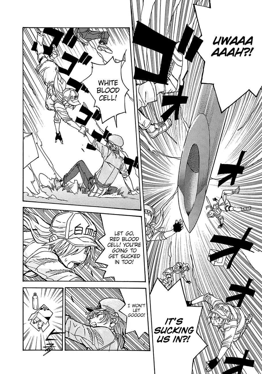 Hataraku Saibou BLACK Chapter 11 page 22 - Chapter 11: Peace, Polyp, Catastrophe