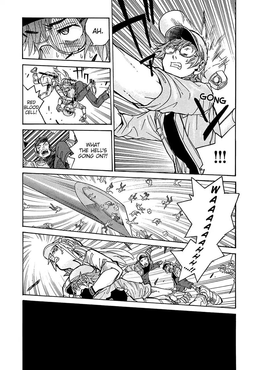 Hataraku Saibou BLACK Chapter 11 page 23 - Chapter 11: Peace, Polyp, Catastrophe