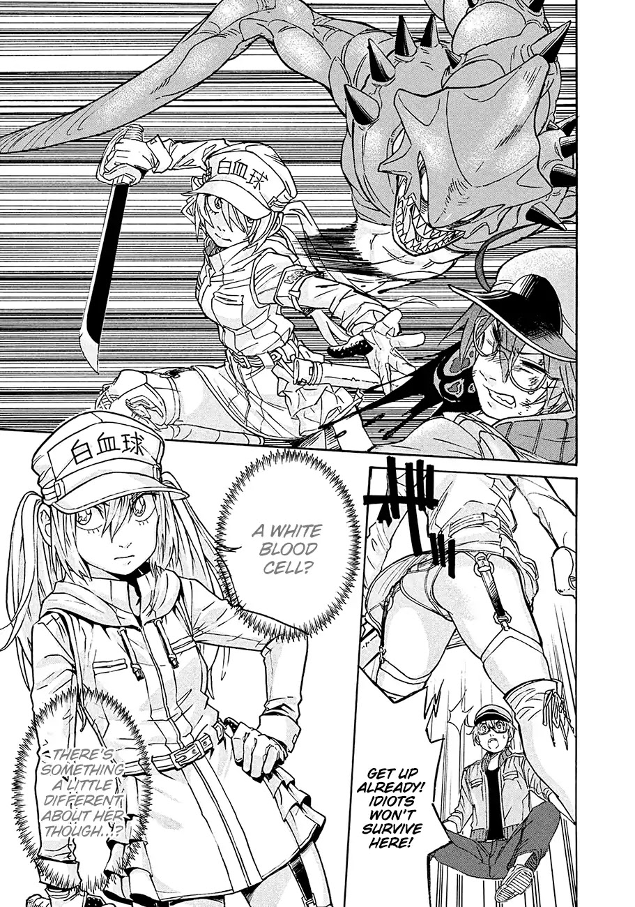 Hataraku Saibou BLACK Chapter 11 page 25 - Chapter 11: Peace, Polyp, Catastrophe