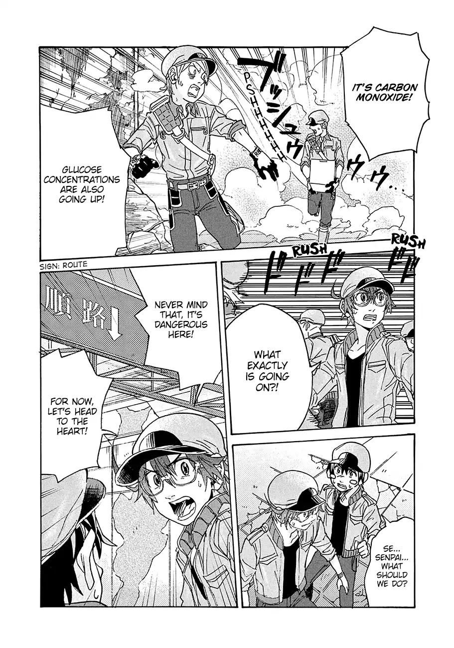Hataraku Saibou BLACK Chapter 11 page 28 - Chapter 11: Peace, Polyp, Catastrophe