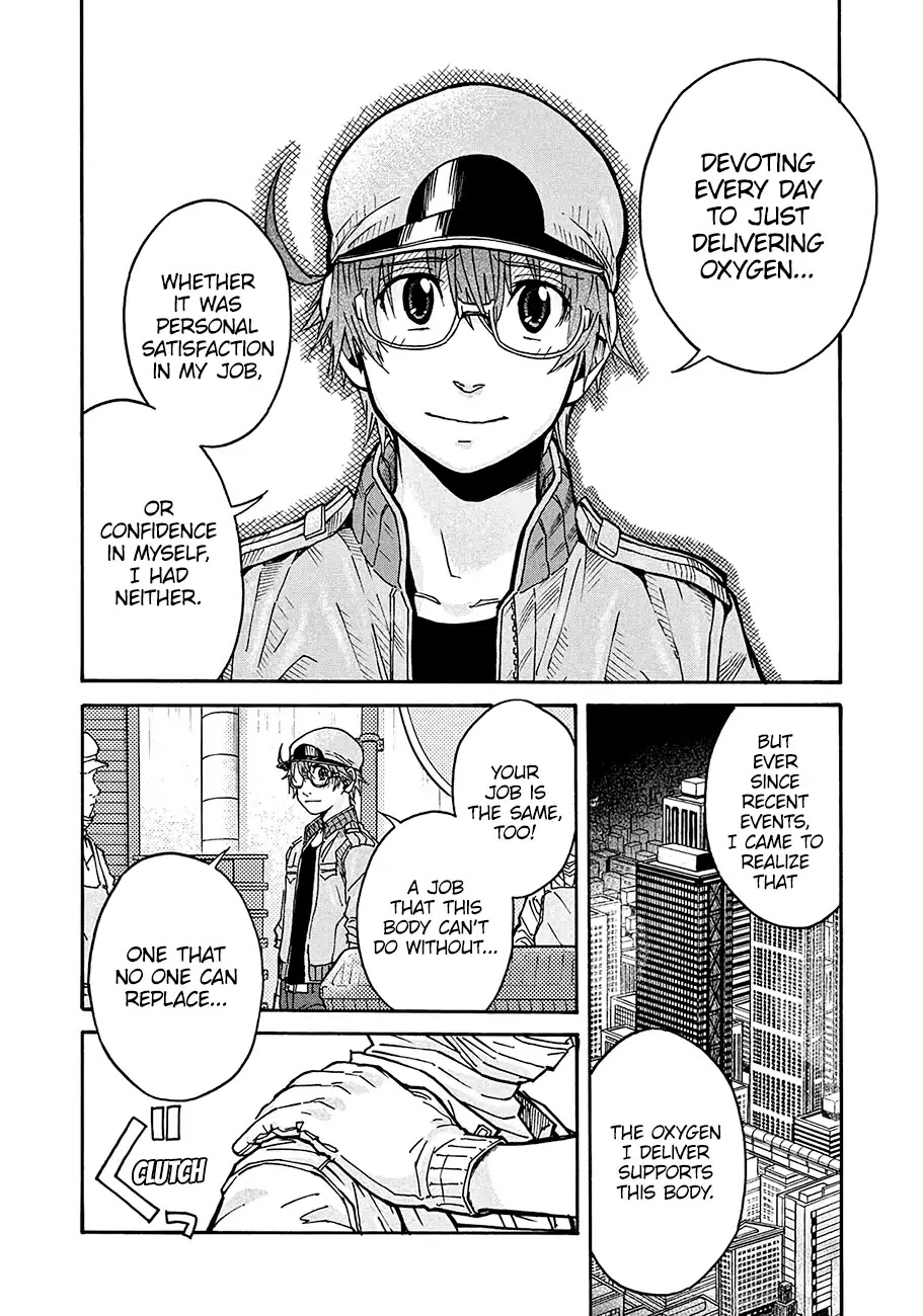 Hataraku Saibou BLACK Chapter 11 page 9 - Chapter 11: Peace, Polyp, Catastrophe